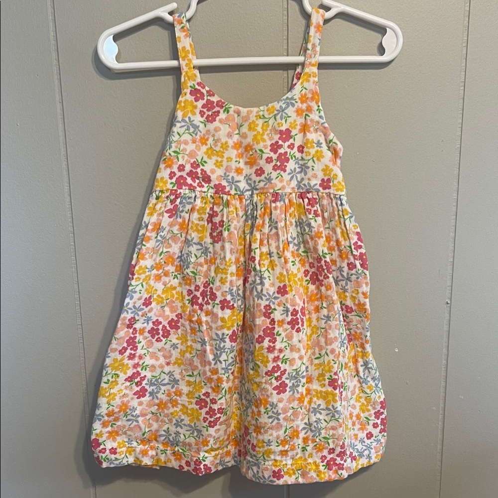 Old Navy Floral Kids Dress - Pink, Yellow, White